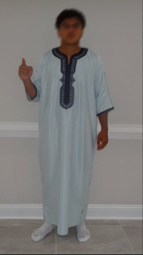 SUMMER TURQUOISE AND NAVY THOUBE